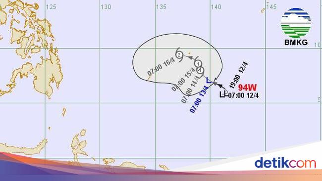 Warn BMKG Cyclone Surigae Can Develop into a Typhoon