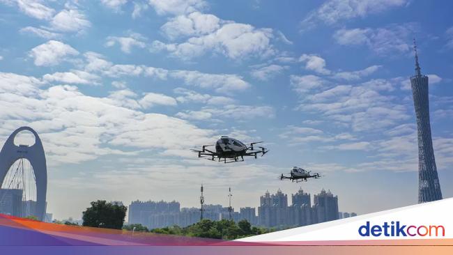 Flying Taxi in Indonesia Operated Using Internet Network, Is It Safe?