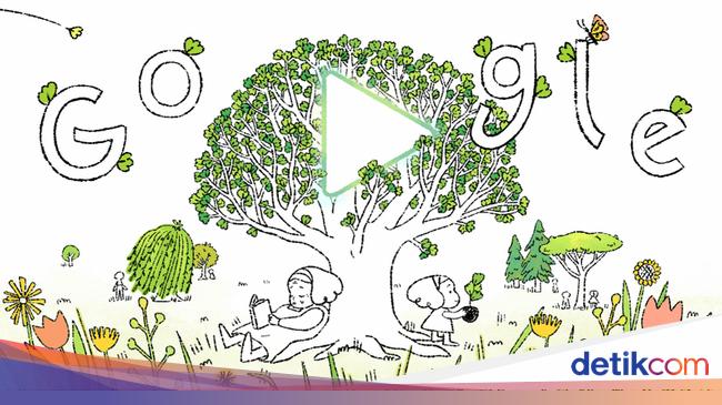 Google Doodle Ajak Tanam Pohon di Hari Bumi
