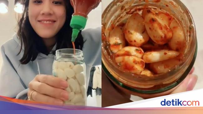 Cara Membuat Pickle Bawang Putih Pedas yang Jadi Tren di