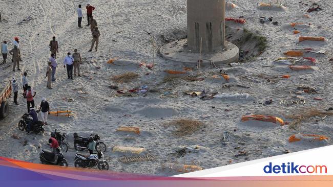 Many Bodies on the banks of the Ganges, Believed Unrelated to Corona