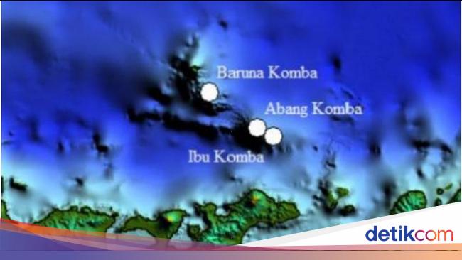 Ini Nama Lokasi Penemuan 8 Gunung Api Bawah Laut Di Indonesia