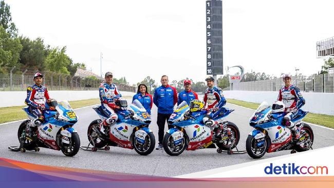 4 Pertamina Mandalika SAG riders hone themselves at the Catalunya Circuit