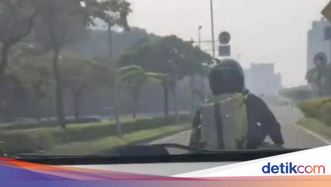 Viral Action ASN Chase Cyclists Breast Begal in Kemayoran, Central Jakarta