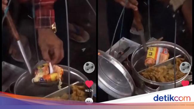 Viral Tukang Bakso Masak Mi Instan Berikut Bungkusnya Netizen Pro Kontra