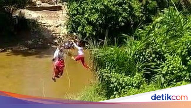 Revealed the original function of the ‘flying basket’ used by elementary school students to cross the river