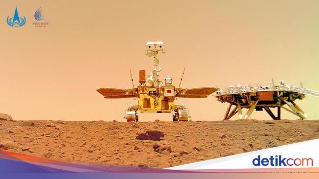 Cool!  Chinese explorer robot shows off selfie on Mars