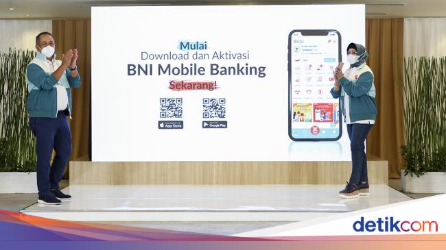 Look Different, BNI Presents New BNI Mobile Banking at 75th Anniversary