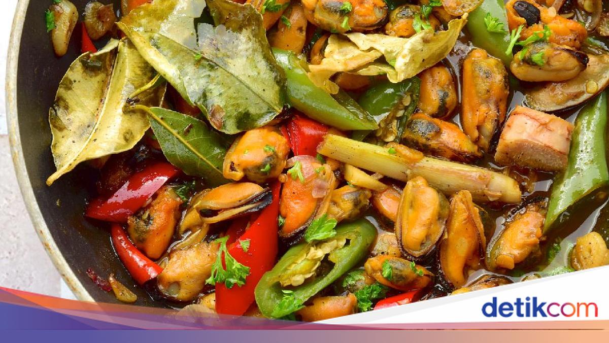 Resep Kerang Hijau Saus Tiram Pedas yang Gurih Nampol