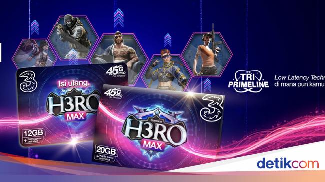 Tri Releases H3RO MAX, Promises Unlimited Quota to Play FF, PUBG and MLBB