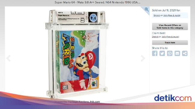 Super Mario 64 Sold for IDR 22.6 Billion, Becomes the Most Expensive Game in the World!