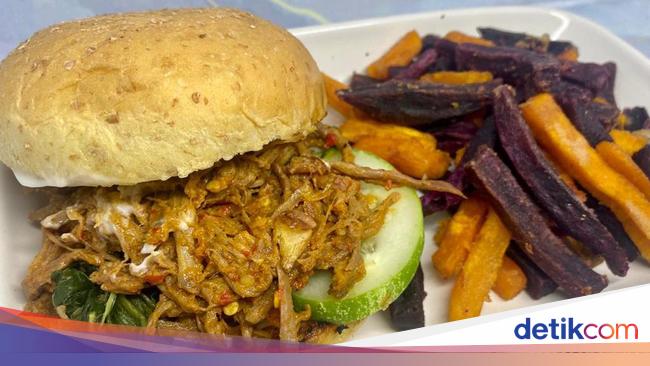 The Good Habit: Yummy! Burger Rendang dan Ayam Geprek Rendah Kalori