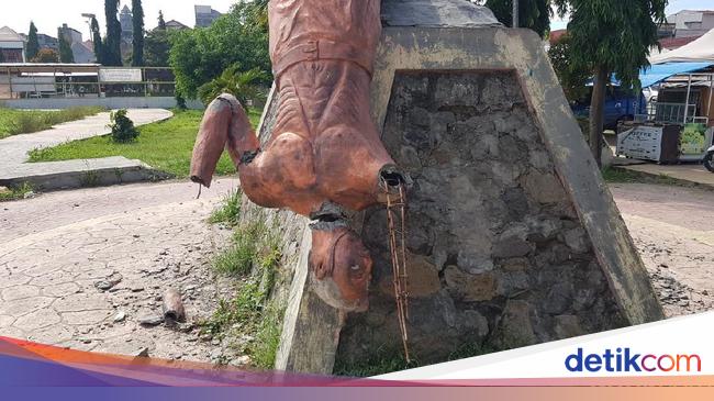 Misteri Perusak Patung Ikon Di Sulbar Bikin Gempar