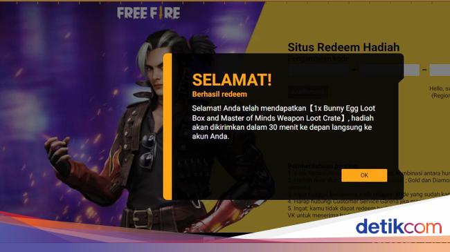 Kode Redeem Free Fire Ff Gratis Terbaru 8 Agustus 2021