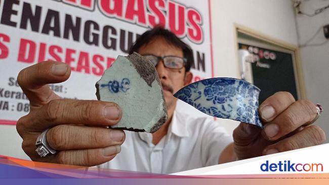 Pecahan Keramik  Berusia Ratusan Tahun Ditemukan di  Alun 