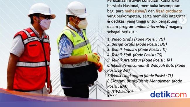 Perusahaan Bumn Ini Buka 10 Lowongan Magang Untuk Mahasiswa Fresh Graduate