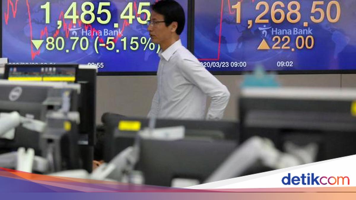Bursa Asia Rontok, Kospi Korea Turun Lebih dari 10%
