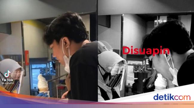Jomblo Akut Aksi Pria Ini Beli Es Krim Bikin Netizen Terhibur