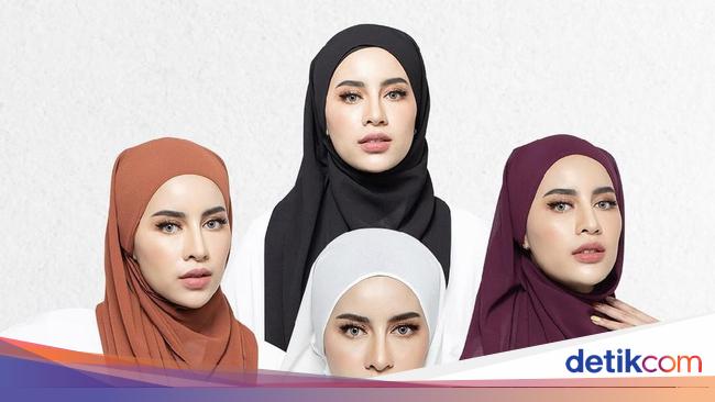 5 Tutorial Hijab Pashmina Dan Segi Empat Instan Bikin Pipi Tirus 