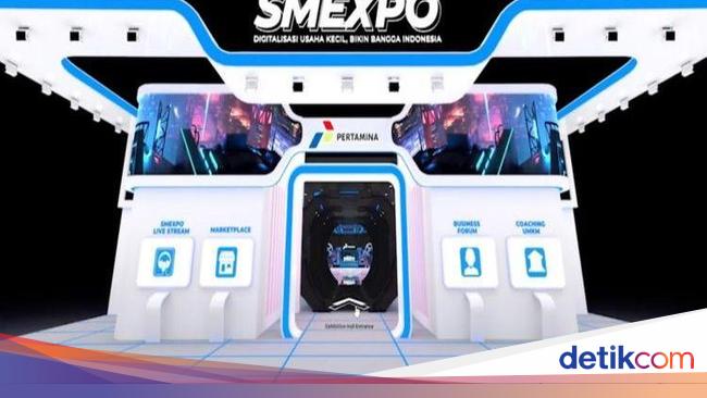 Ribuan Produk Umkm Kalimantan Timur Mejeng Di Pertamina Smexpo<script async src=