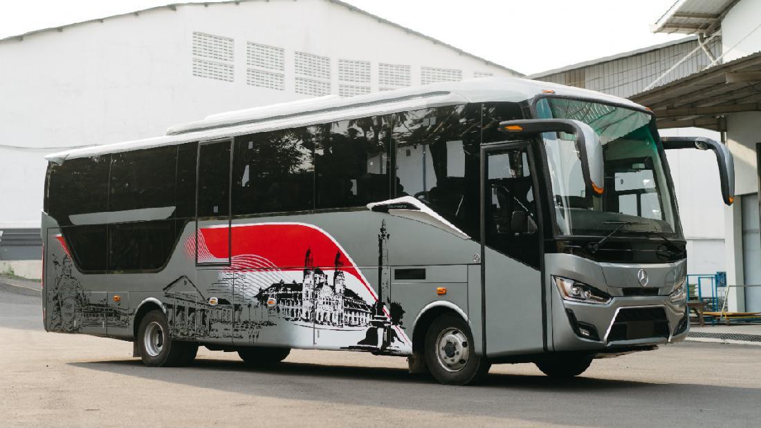 Mewah! Bus Laksana Berbasis Mercedes-Benz OF 917 Ini Punya Suites Cabin