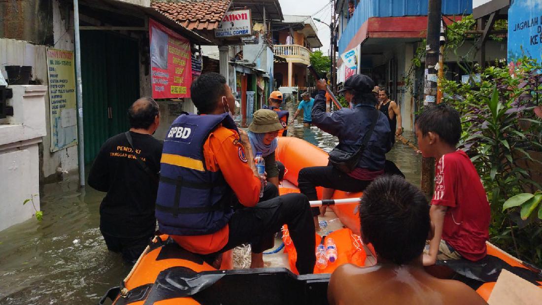 Banjir Rob Jakarta Tersisa 26 Titik Di Jakut-Jakbar