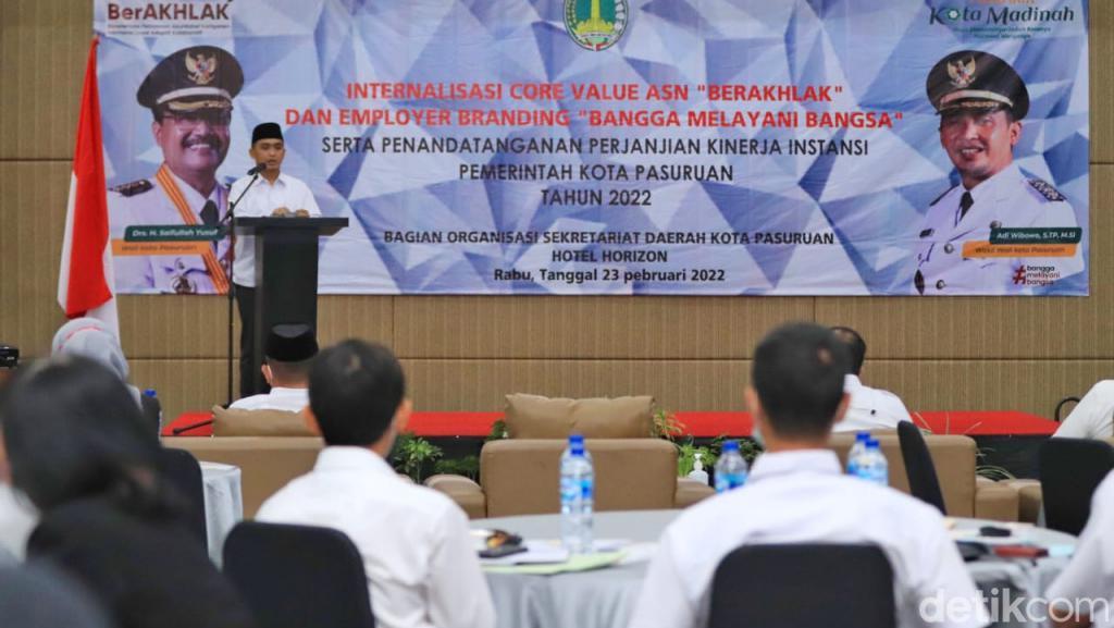 ASN Pemkot Pasuruan Diminta Tingkatkan Kinerja Dan Profesionalitas