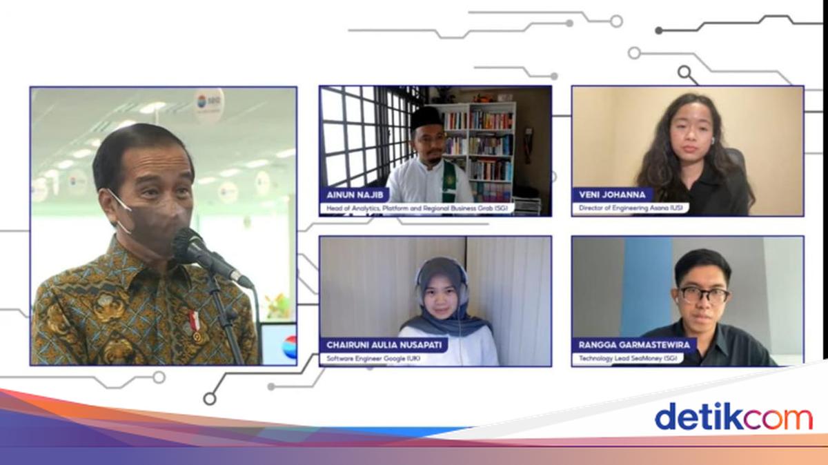 Jokowi Tanya Cara Agar Talenta Digital Pulang ke RI, Ainun Najib Bilang ...