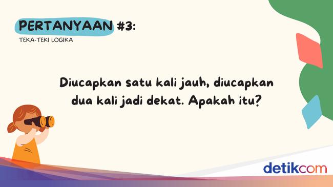 Latih Kecerdasan Otak Kamu Dengan Tekateki Logika Ini