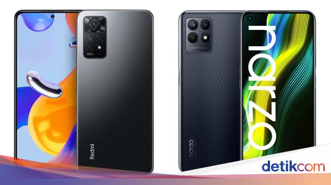 redmi note 11 and realme narzo 50 comparison