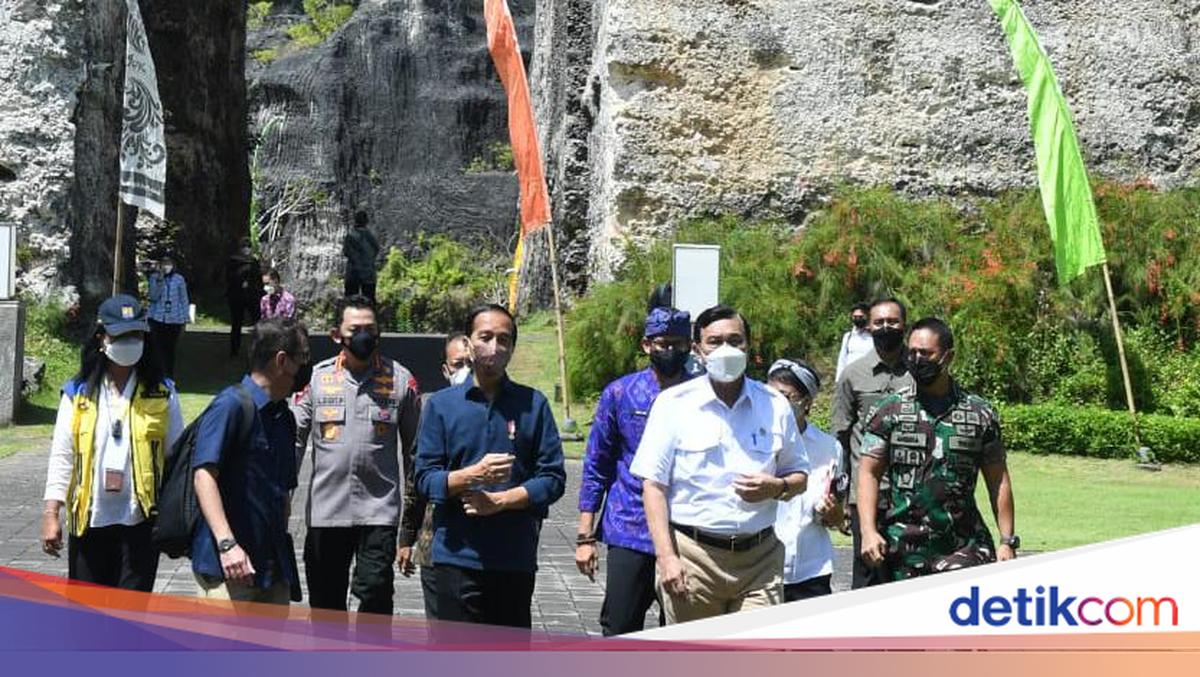 Bareng Luhut, Jokowi Tinjau Kesiapan GWK Cultural Park untuk KTT G20