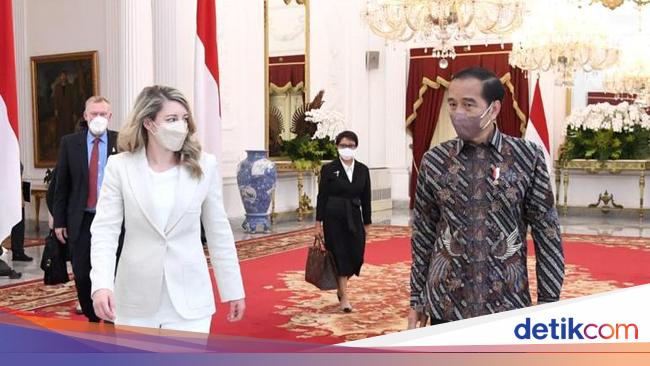 Jokowi meets Canadian foreign minister at palace, discusses G20 and investment