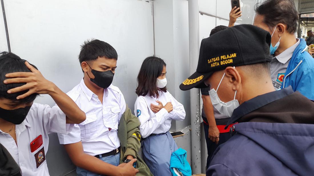 Diduga Mau Ikut Demo 11 April, 15 Pelajar SMK Diamankan Di Stasiun Bogor