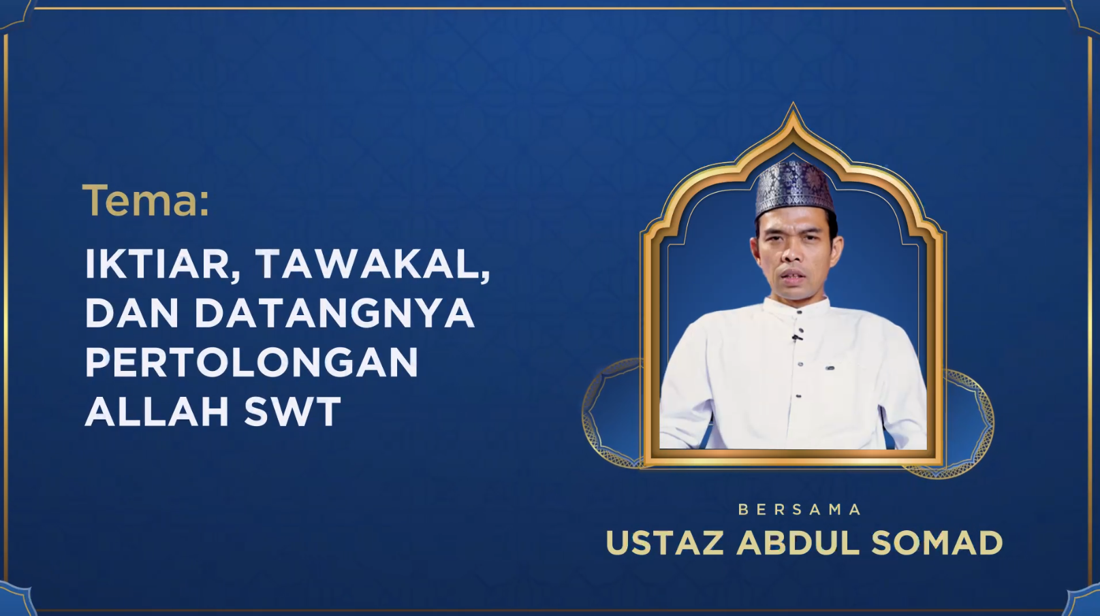 DetikKultum Ustaz Abdul Somad: Belajar Ikhtiar Dari Kisah Nabi Di ...