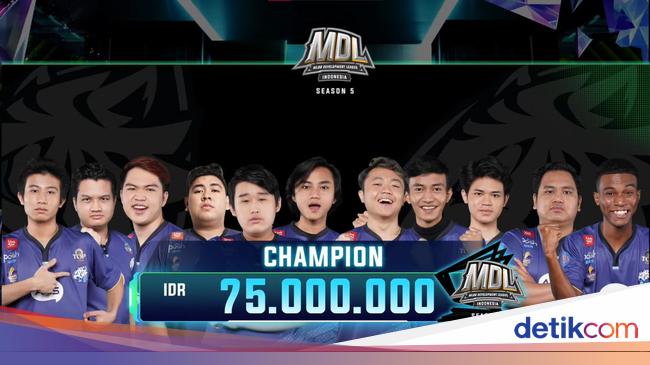 Evos Icon Juara Mdl Id S5 Raih Hadiah Rp 75 Juta