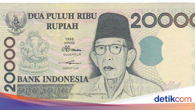 Old Rp 20,000 banknote that caused a stir in India