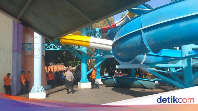 The Seconds of Kenpark Surabaya’s Slide Collapses, Injuring 9 Visitors