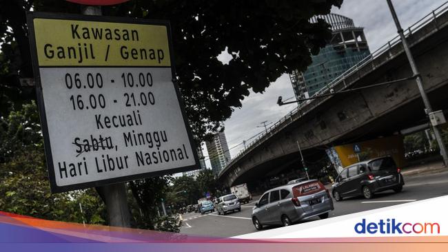 Catat! Ganjil Genap Jakarta Hari Ini Tetap Berlaku