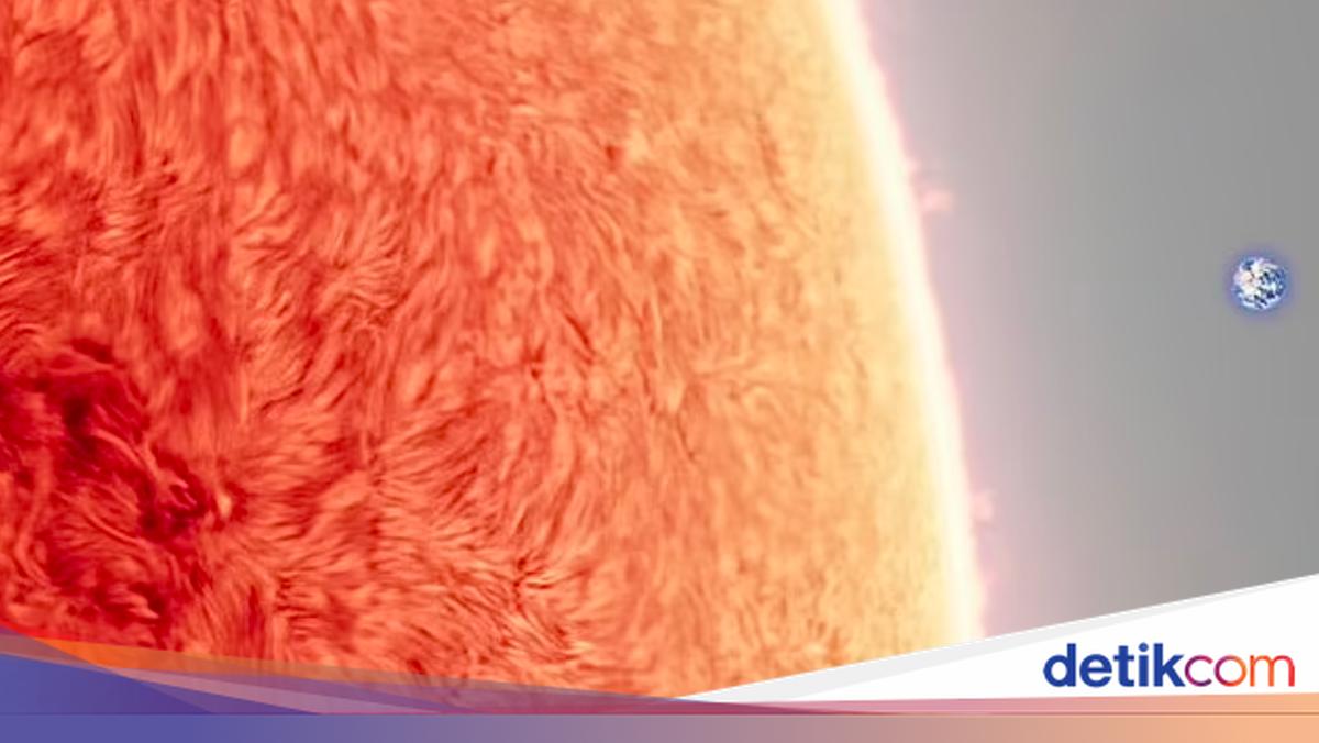 Foto Matahari Lebih Dekat, Bagai Bola Api Raksasa
