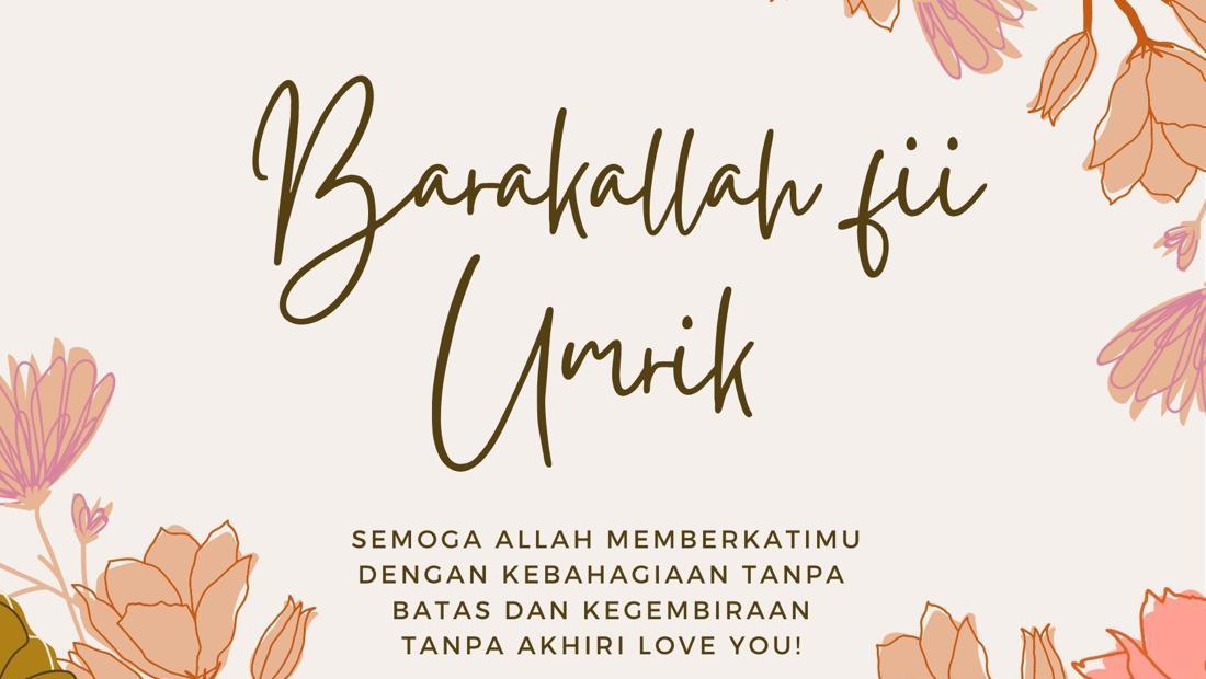 Sahabat Ucapan Selamat Hari Lahir Islamik - Ucapan Selamat Milad Islami ...