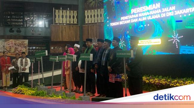 Anies Inaugurate 22 New Street Names Using Betawi Characters