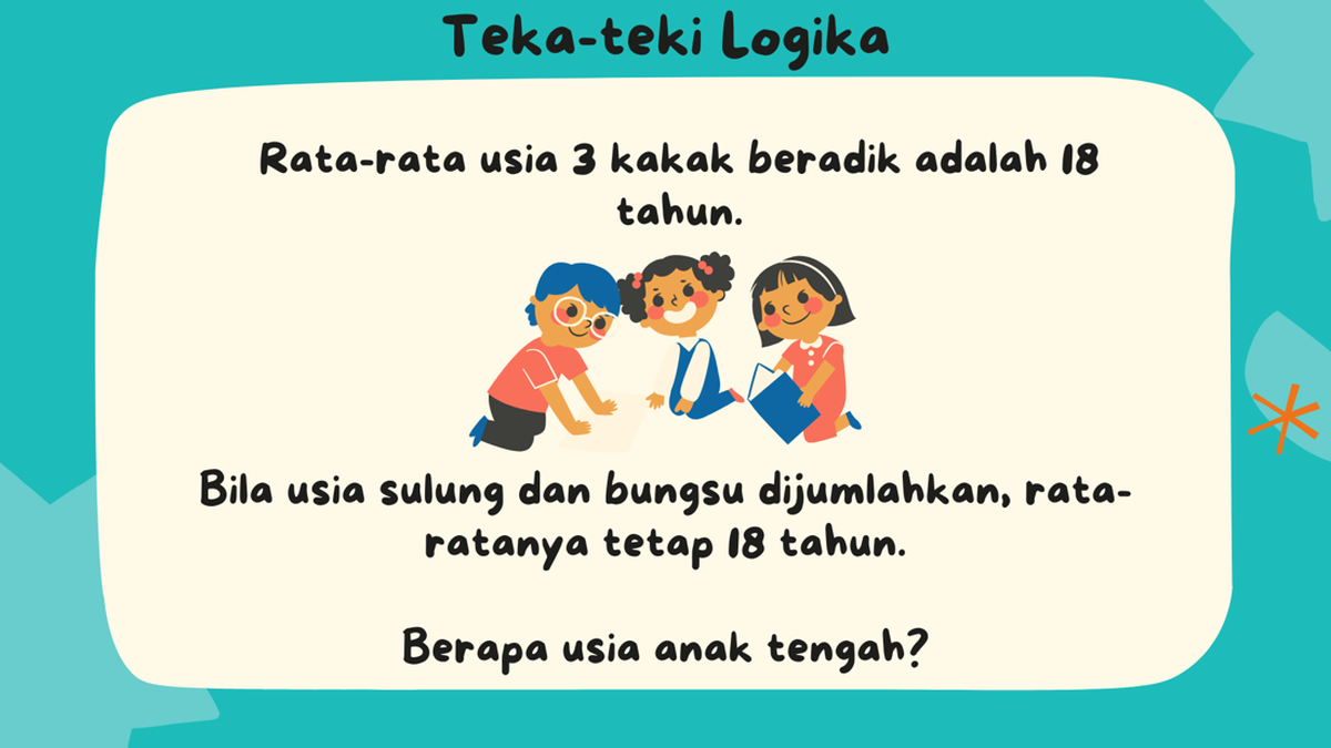 10 Teka-teki Logika yang Mengasah Fokus dan Ketelitian, Coba Jawab dengan Cepat