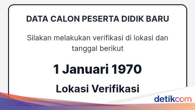 PPDB Sulsel, Wali Siswa Keluhkan Dapat Jadwal Verifikasi Tahun 1970
