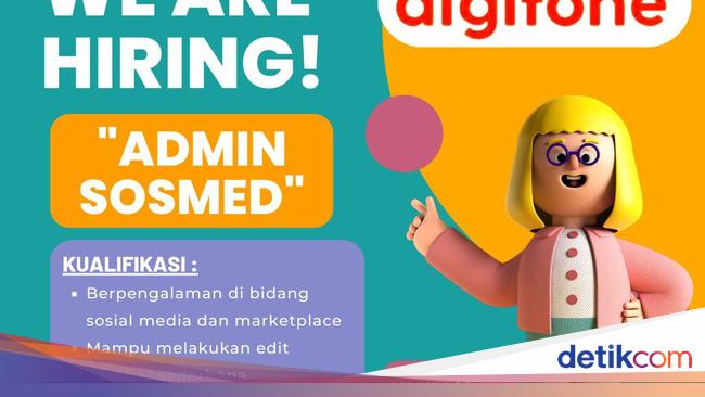 Loker Denpasar, Digifone Buka Lowongan 2 Admin Sosmed