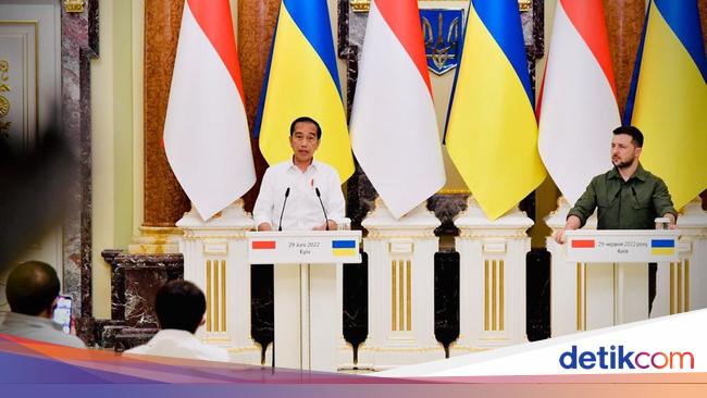 Jokowi Offers to Be the Messenger of Zelensky to Putin