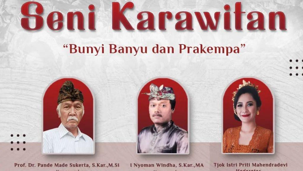 Membincang Seni Karawitan 'Bunyi Banyu Dan Prakempa' Di PKB 2022