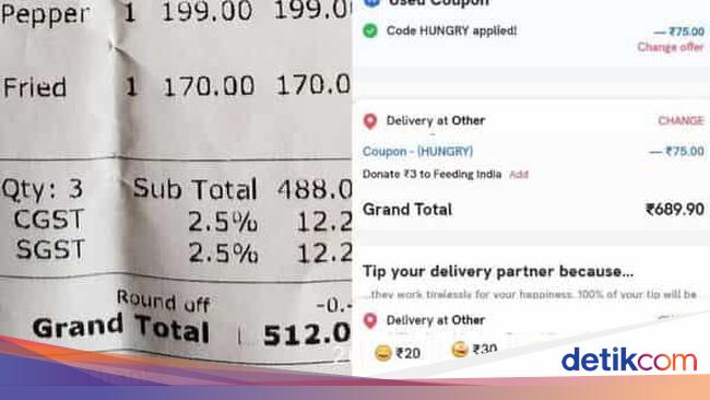 Order Food Online vs Direct, This Man Is Surprised The Price Is So Much Different