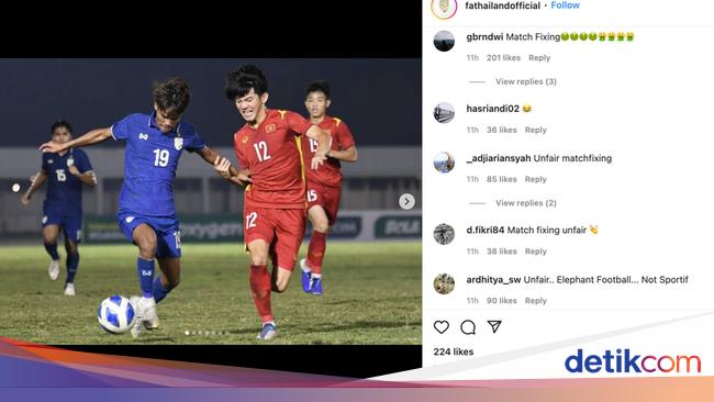 Instagram Asosiasi Sepakbola Thailand Digeruduk Netizen +62, Ini