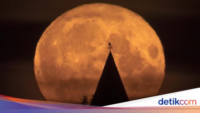 バックムーン現象7月10日、満月でいっぱいではありません！