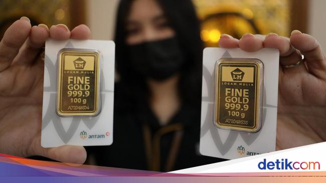 Harga Emas di Pegadaian Turun Sedikit Rp.  1.000/Gram, Ini Detailnya